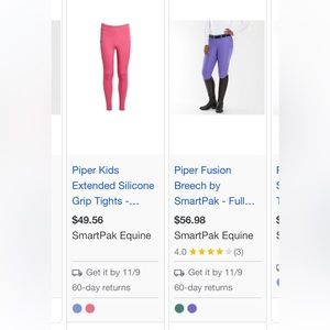 Equestrian riding pants  breeches